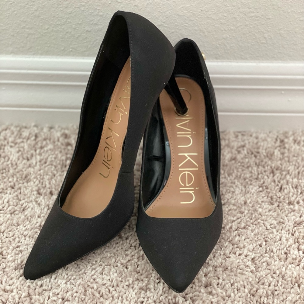 Calvin Klein black heels.